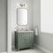 James Martin Vanities Chicago 30 in. Single Vanity, Smokey Celadon, w/ 3 CM Carrara Marble Top 503-V30-SC-3CAR - alternate 2