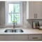 Apollo Tile White Gray 11x11 Equator Marble Polished Floor and Wall Mosaic Tile 4.35 sqft/case, 5PK APLMRM88CV06A - alternate 2