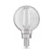 Feit Electric White G16.5 E12 (Candelabra) Filament LED Bulb Soft White 60 Watt Equivalence, 2PK BPG1660927WFIL2 - alternate 2
