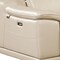 Homeroots 134" Beige Italian Leather Reclining Metal USB Sofa 720292 - alternate 2