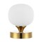 Jonathan Y Owen 6.13" Modern Minimalist Iron Rechargeable Integrated Portable LED Table Lamp, Brass Gold/White JYL7112C - alternate 2
