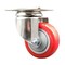 Service Caster 3.5 Inch 316SS Red Polyurethane Wheel Swivel Top Plate Caster SCC-SS31620S3514-PPUB-RED - alternate 1