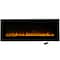 Northwest 54in Wall Mounted Fireplace Heater with Remote Control & Top Vent Heater with Adjustable LED Flame 80-2000A-54 - alternate 2