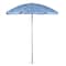 Picnic Time Family Of Brands 5.5 Ft. Portable Beach Umbrella, Blue Athens Pattern 822-00-337-000-0 - alternate 1