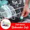 Brentwood Industries Mandollin Slicer with 5 Cup Container and 4 Interchangeable Stainless Steel Blades Green KA-5040G - alternate 2