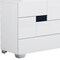 Homeroots 30" Superb White High Gloss Dresser 329640 - alternate 2