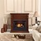Duluth Forge Ventless Liquid Propane Gas Fireplace With Mantel, 26,000 BTU, Remote Control, Auburn Cherry Finish DFS-300LR-3AC - alternate 2