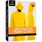 Xpose Safety Heavy Duty Yellow Raincoat, 48in, PVC .35mm, Waterproof, Detachable Hood, Small YRC-S-X - alternate 1