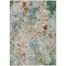 Homeroots 5' X 8' Teal Blue And Green Floral Washable Indoor Outdoor Area Rug 583143 - alternate 2