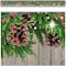 Teacher Created Resources Winter Pine Cones Straight Border Trim, 35 Feet Per Pack, 6PK TCR8456 - alternate 2