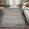 Jonathan Y Khalil Modern Berber Stripe Gray/Cream 4 ft. x 6 ft. Area Rug MOH207G-4 - alternate 2