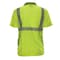 Reflective Apparel ANSI Type R Class 2 Short Sleeve Polo Shirt with 3M Scotchlite Comfort Trim 342CT-LB-LG - alternate 2