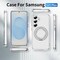 Alpha Digital Galaxy S25 PLUS Case w/ Magnetic Ring Stand- Full Protection, Soft Flex-360 shockproof S25P-CLEAR - alternate 2