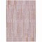 Homeroots 3' X 5' Coral And Beige Striped Washable Indoor Outdoor Area Rug 631533 - alternate 2