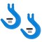 Mytee Products 3/8 in G100 Clevis Foundry Hook WLL 8800 LBS for Towing Lifting & Rigging, 2PK FH38-G100x2 - alternate 1