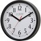 La Crosse Technology 8'' Black Basics Analog Wall Clock 404-3020B - alternate 2