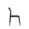 Manhattan Comfort Moderno Vegan Leather Wood Dining Chair in Saddle - Set of 2 DC070-SD - alternate 1