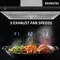 Anzzi 30-Inch 600 CFM 3-Speed Stainless Steel Wall Mount Convertible Residential Range Hood RH-AZ0176PSS - alternate 2