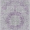 Homeroots 10' X 14' Purple Floral Medallion Washable Indoor Outdoor Area Rug 607925 - alternate 3
