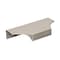 Amerock Extent 4-3/16 in 106 mm Center-to-Center Satin Nickel Cabinet Edge Pull BP36750G10 - alternate 1