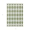 Homeroots 5' X 8' Green And Ivory Geometric Washable Indoor Outdoor Area Rug 577050 - alternate 2