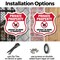 Signmission No Drone Shield Sign Aircraft Or Drone I, 6 Inch X 6 Inch, Plastic Sign SHI-P-6-391 - alternate 2