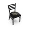 Holland Bar Stool Co BlackLogo Chair, VinylSeat L00418CenFla - alternate 1