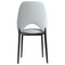 Leisuremod Amalfi Collection Modern Fabric Dining Chair in Coconut White AC48W - alternate 2