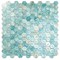 Apollo Tile Verre 11.7 in. x 11.8 in. Matte Blue Glass Mosaic Wall and Floor Tile 9.6 sq ft/case - 10 pack SEA88HX04AQA - alternate 3