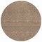 Homeroots 8' Brown And Beige Round Geometric Washable Indoor Outdoor Area Rug 595633 - alternate 2
