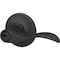 Schlage Accent Matte Black Lever Keyed Entry Lock F51AGACC622 - alternate 1