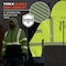 Ergodyne M Lime Type R Class 3 Performance Hi-Vis Zip-Up Hoodie 8318BK - alternate 2