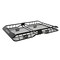 Rhino Rack CARGO CARRIER 58 Inch Length x 43 Inch Width x 6 Inch Height 165 Pound Weight Capacity Powder Coat RMCB03 - alternate 1