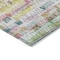 Homeroots 9' X 12' Green Ivory And Purple Striped Washable Indoor Outdoor Area Rug 589186 - alternate 2