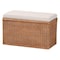Bali & Pari Eamon Braided Natural Rattan Storage Bench 259-14273-ZORO - alternate 1