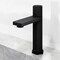 Vigo Nova Button Operated Single-Hole Bathroom Faucet in Matte Black VG01053MB - alternate 2