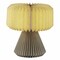 Jonathan Y Zelda 12.8" Modern Art Deco Paper Pleated Shade Accent LED Table Lamp, Natural JYL9107B - alternate 2