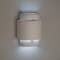 Luxury Lighting Fasciato 13.5 in Tall Ceramic Outdoor Wall Light, Paintable White Bisque, 2PK (2) 129-00-W-ud-7 - alternate 1