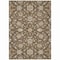 Homeroots 10' X 14' Chocolate Ivory And Gray Moroccan Washable Indoor Outdoor Area Rug 605156 - alternate 2