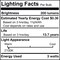 Bulbrite 25W Equivalent Amber Light T9 Dimmable LED Filament Light Bulb, 2PK 861359 - alternate 2