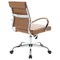 Leisuremod Benmar Leather Office Chair, Brown BO19BRL - alternate 2