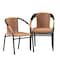 Flash Furniture Lila  Beige Rattan Indoor-Outdoor Restaurant Stack Chair, PK4 4-TLH-037-BGE-GG - alternate 1