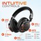 Delton Wireless Active Noise Cancelling Bluetooth Stereo Computer Headphones/Headset, Black M201 - alternate 2