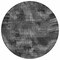 Homeroots 8' Gray Charcoal And Silver Round Abstract Washable Indoor Outdoor Area Rug 587136 - alternate 2