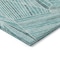 Homeroots 8' X 10' Teal Blue And Ivory Geometric Washable Indoor Outdoor Area Rug 594812 - alternate 2