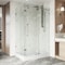 Vigo 36 in. L x 48 in. W x 79 in. H Frameless Sliding Rectangle Shower Enclosure Kit in Chrome VG6051CHCL48WR - alternate 1