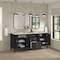James Martin Vanities Myrrin 72" Vanity, Carbon Oak, w/ 3 CM Tajnar Eclos Top 485-V72-CBO-3TJR - alternate 3