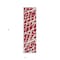 Homeroots 8' Runner Red and White Abstract Washable Non Skid Indoor Outdoor Runner Rug 559317 - alternate 2