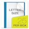 Oxford Clear Front Report Cover 8-1/2 x 11", Blue, Pk25 55801 - alternate 2