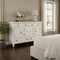Homeroots 62" White Solid Wood Six Drawer Double Dresser 524109 - alternate 3